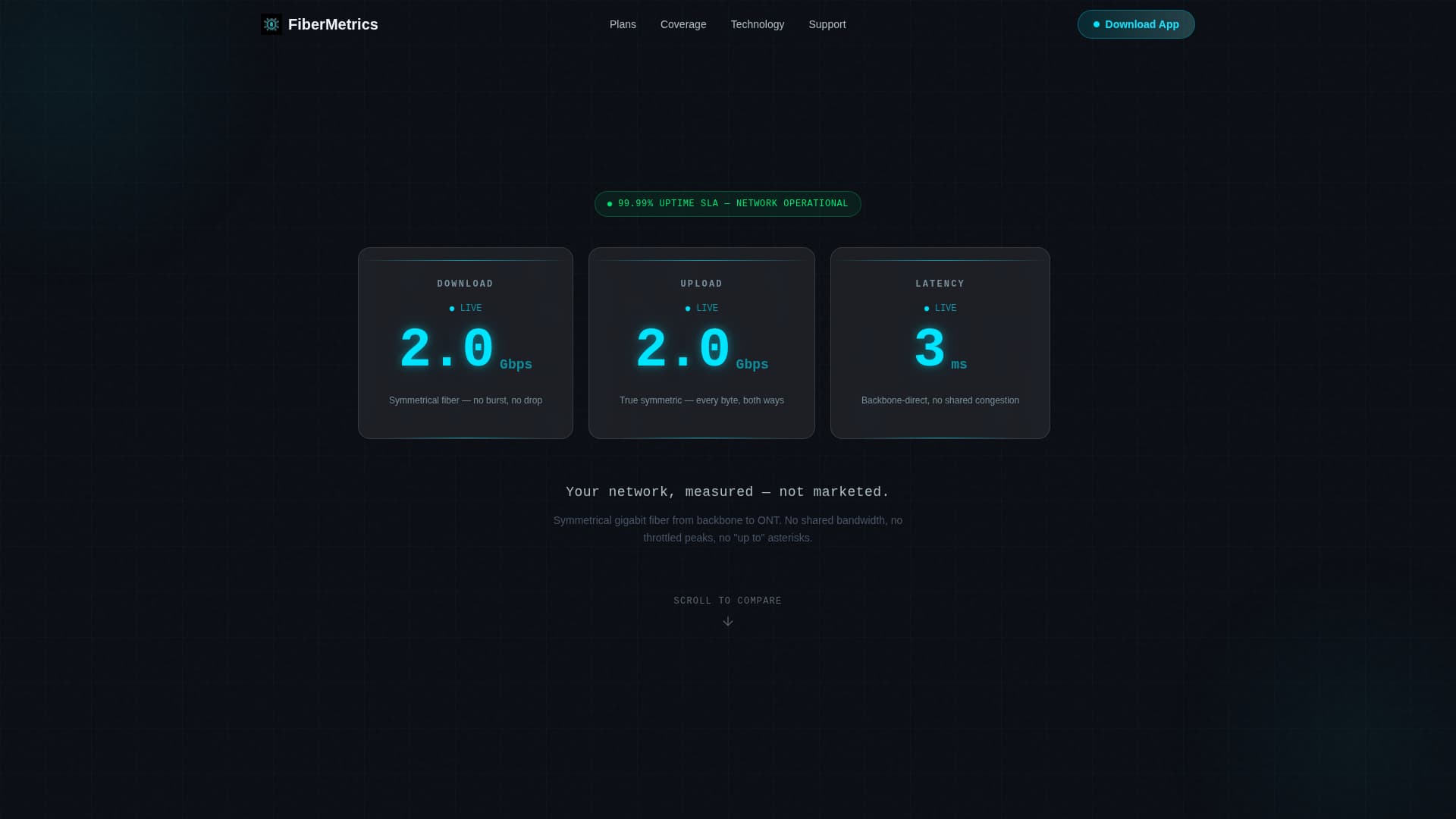 Internet Service Provider Professional Website Template