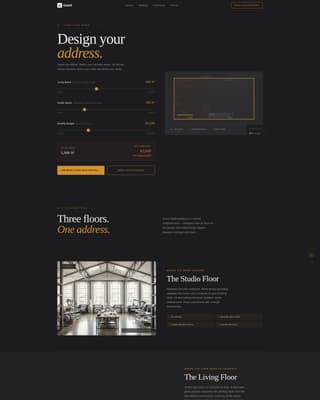 Integrate — Immersive Live-Work Space Landing Page Template