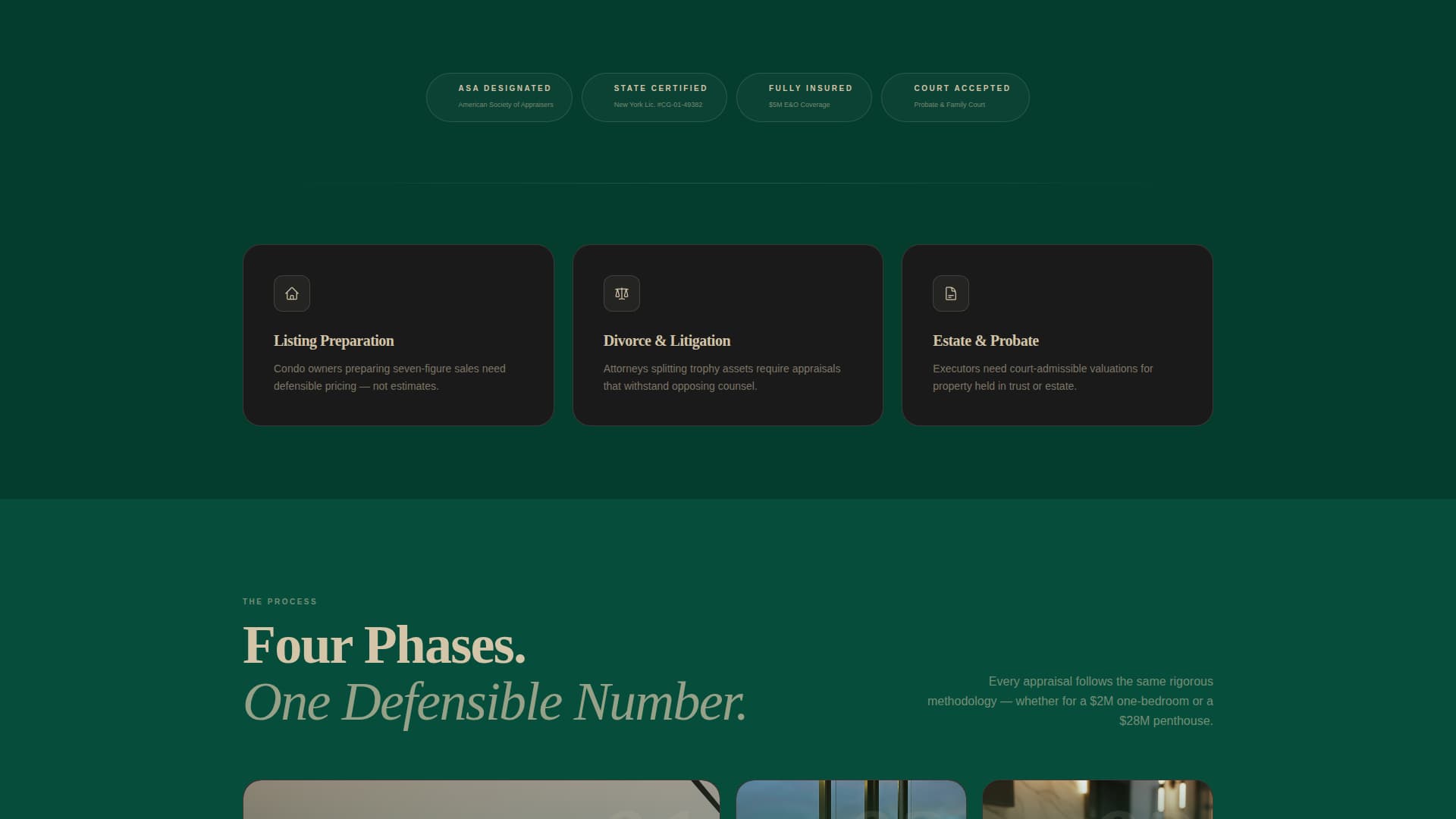 Assess — Precision Condo Valuation Landing Page Template