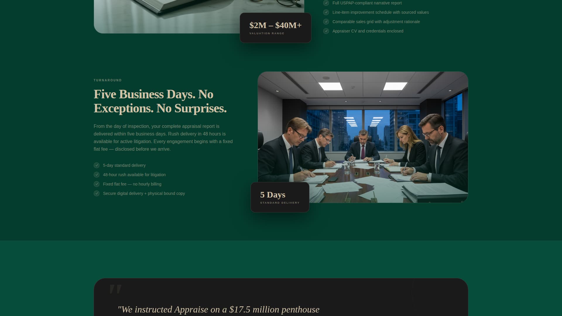 Assess — Precision Condo Valuation Landing Page Template