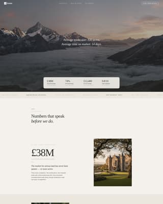 Estate - Prestigious Brokerage Landing Page Template