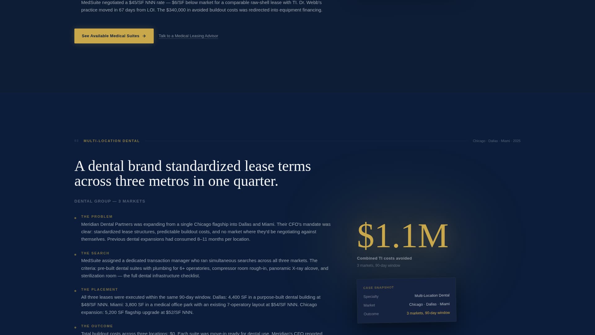 Medsuite - Authoritative Medical Landing Page Template