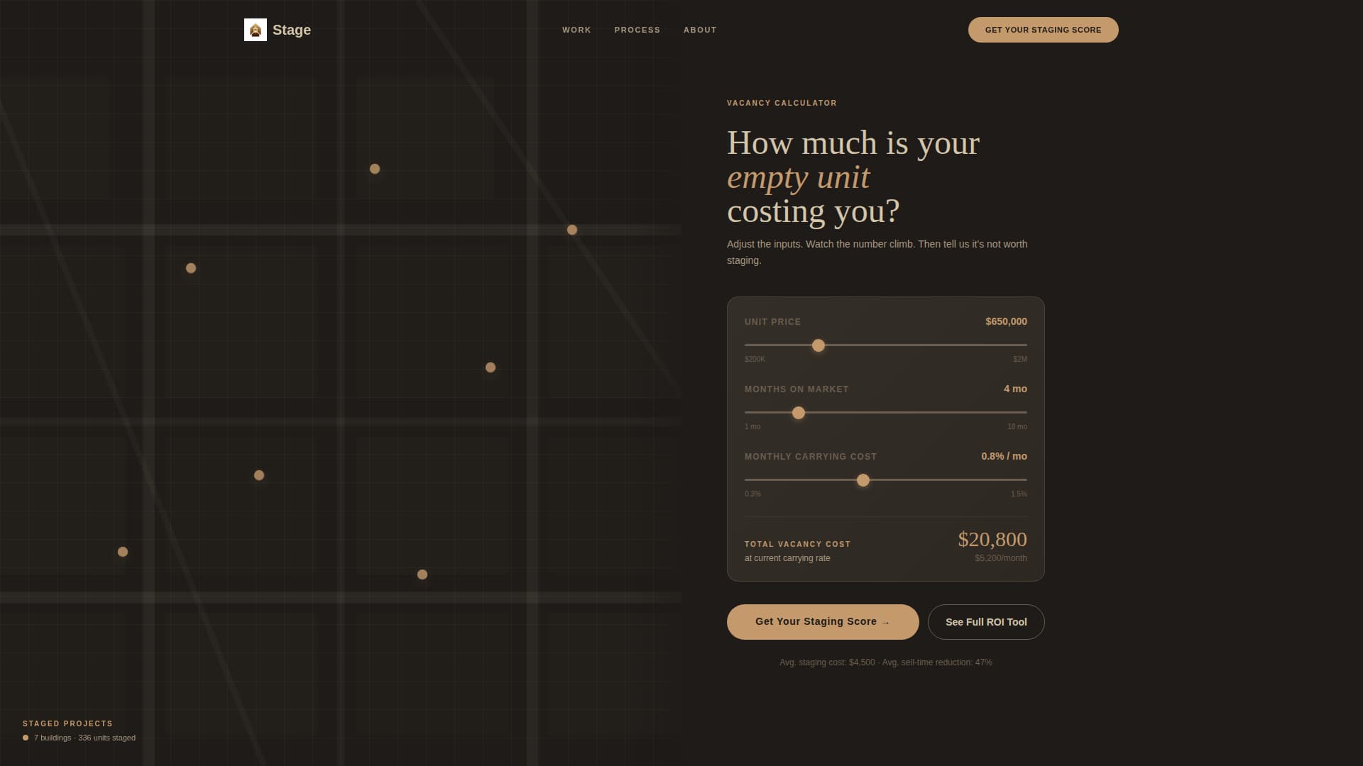 Stager - Immersive Residential Landing Page Template