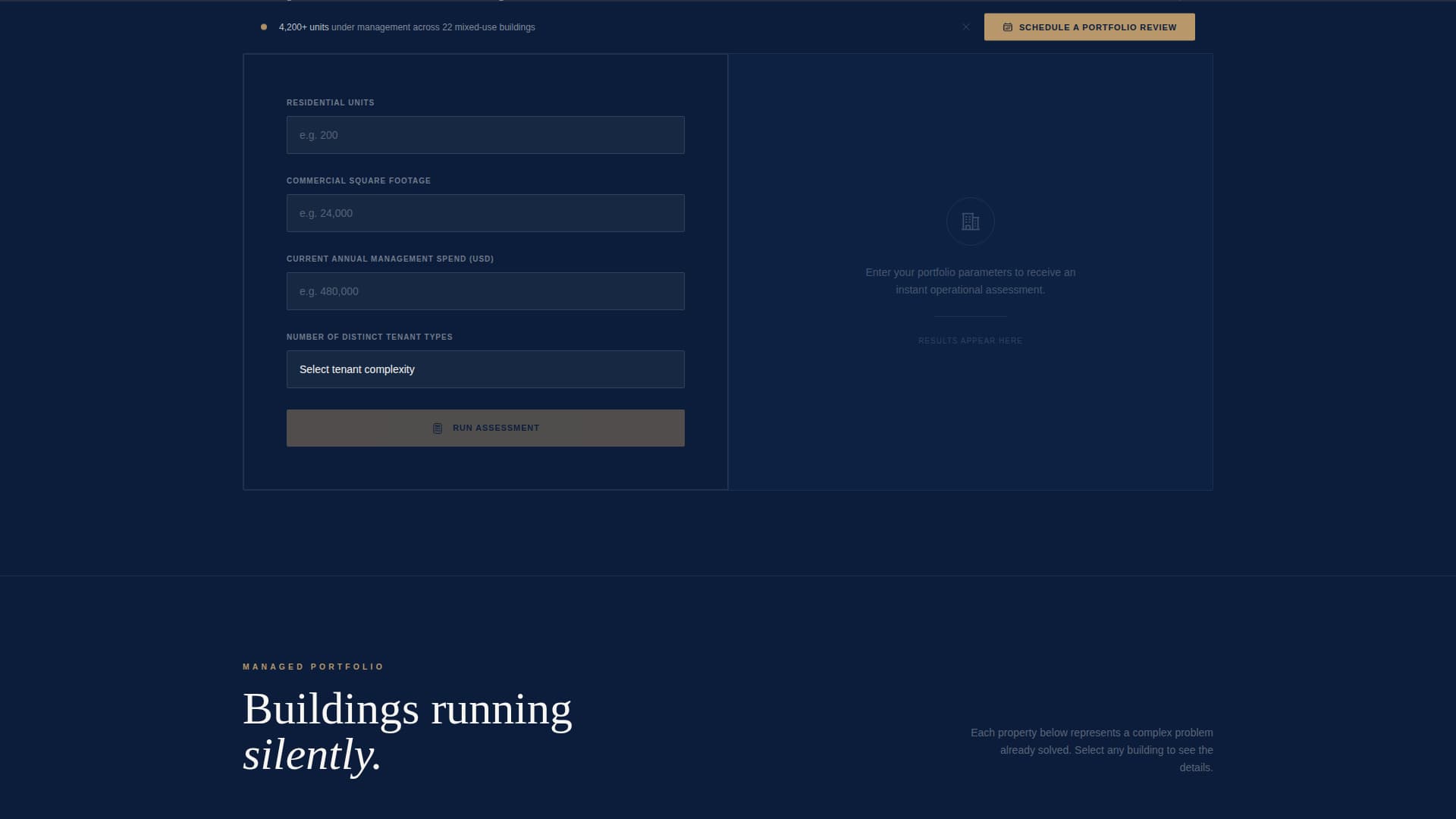 Oversee — Elite Mixed-Use Property Landing Page Template