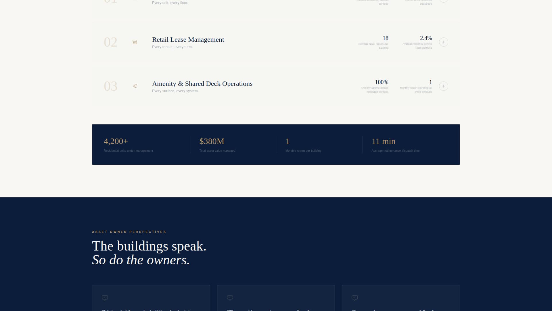 Oversee — Elite Mixed-Use Property Landing Page Template