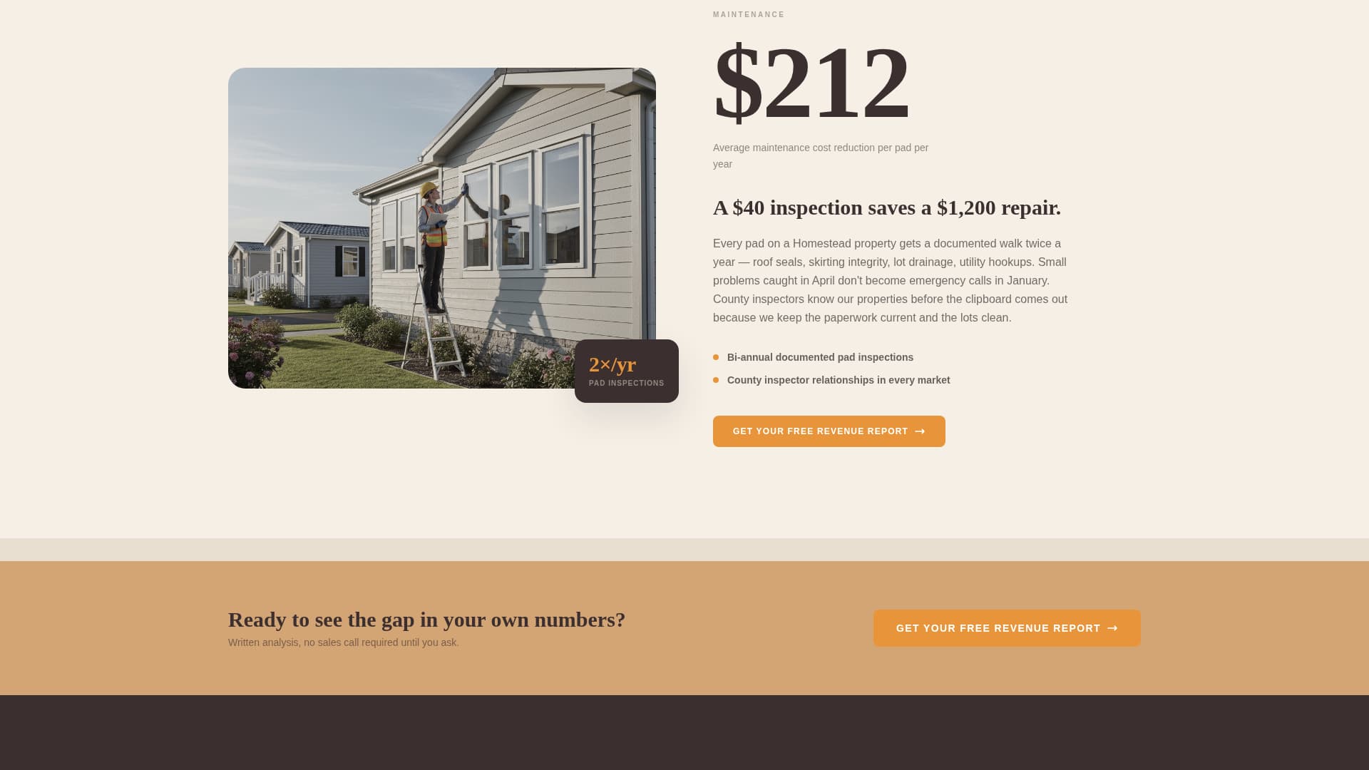 Anchor — Reliable Manufactured Home Landing Page Template