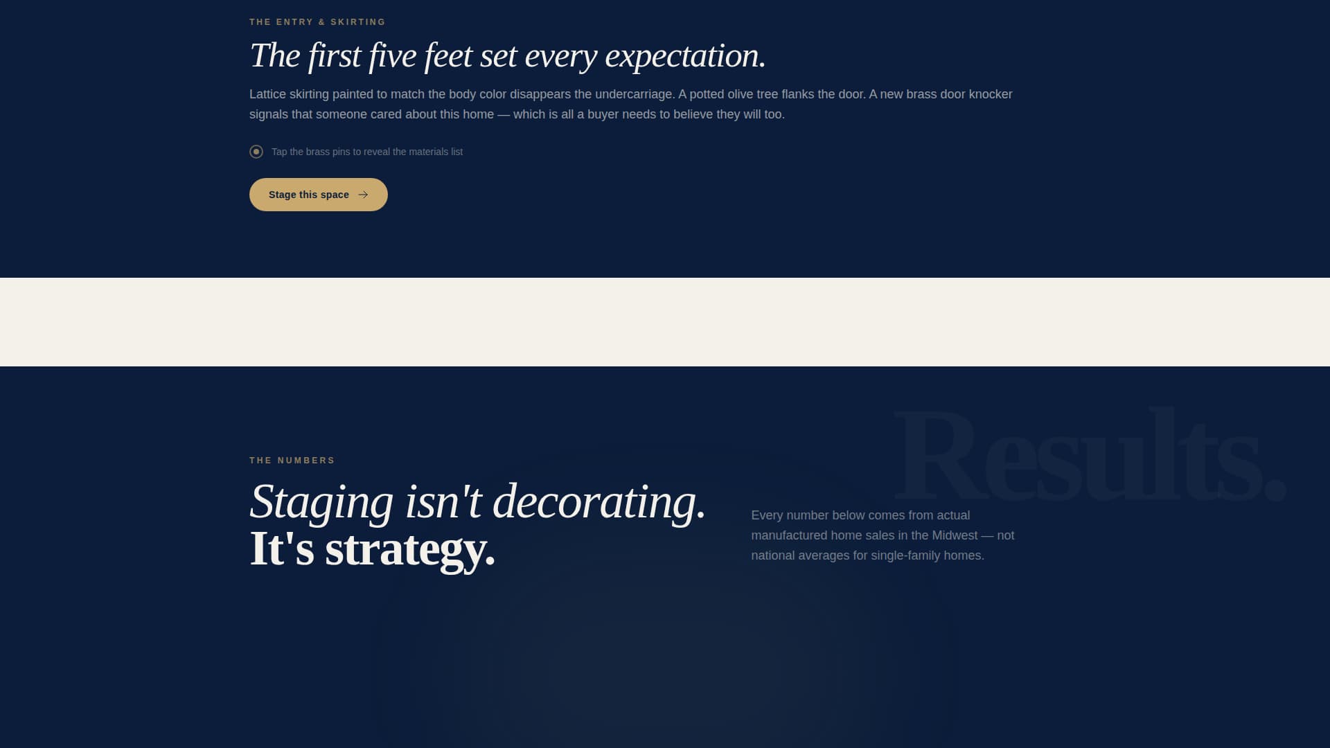 Atelier - Transformative Staging Landing Page Template