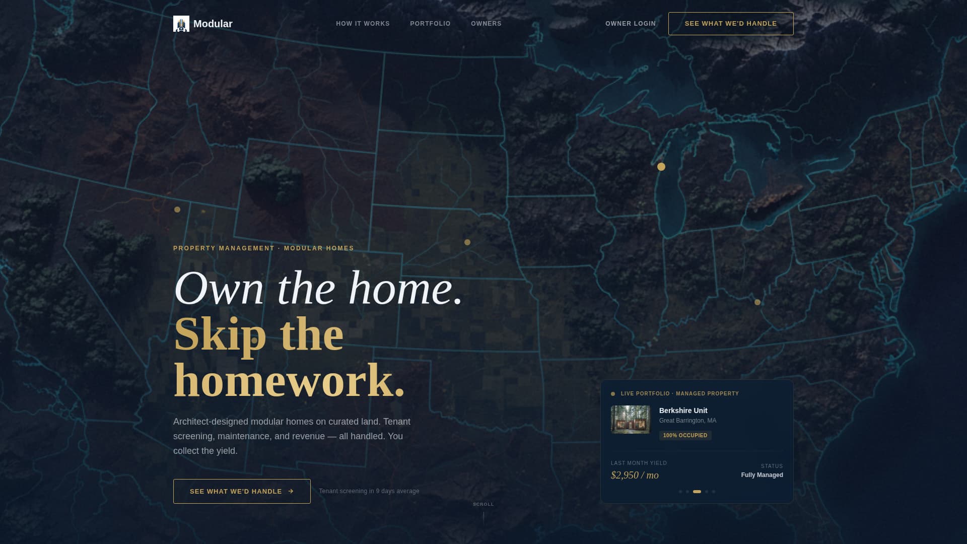 Modular - Effortless Property Landing Page Template