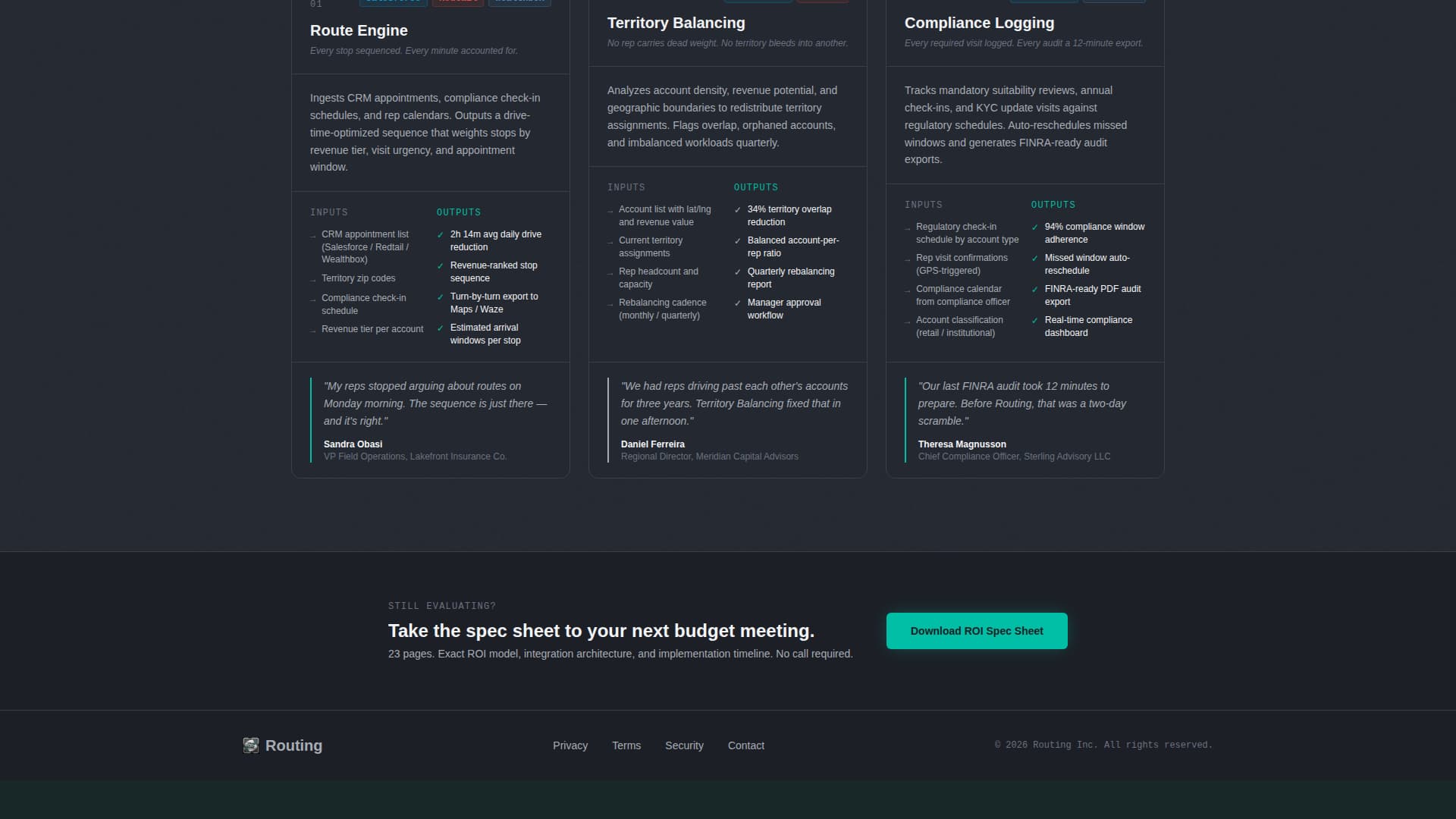 Financial Services Software Specialist Professional Website Template