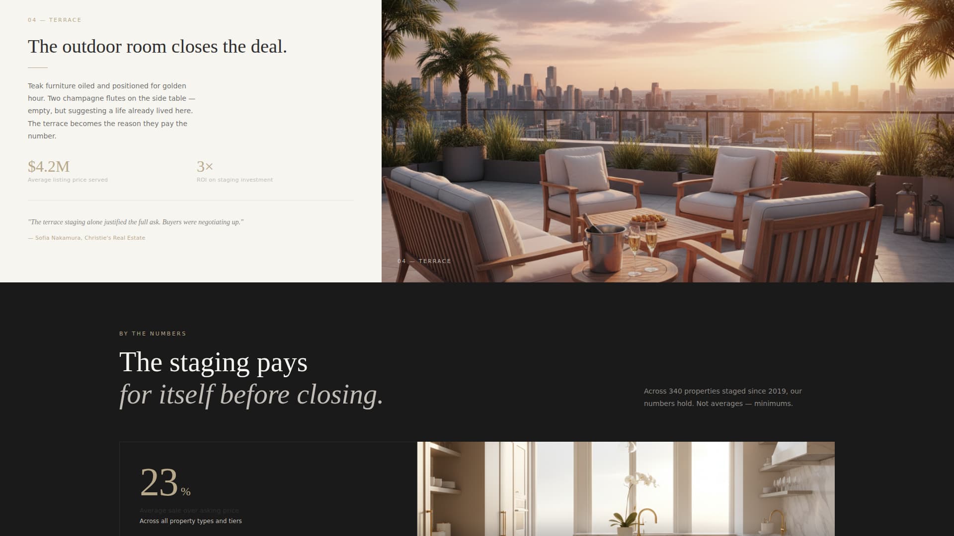 Penthouse - Elevated Staging Landing Page Template
