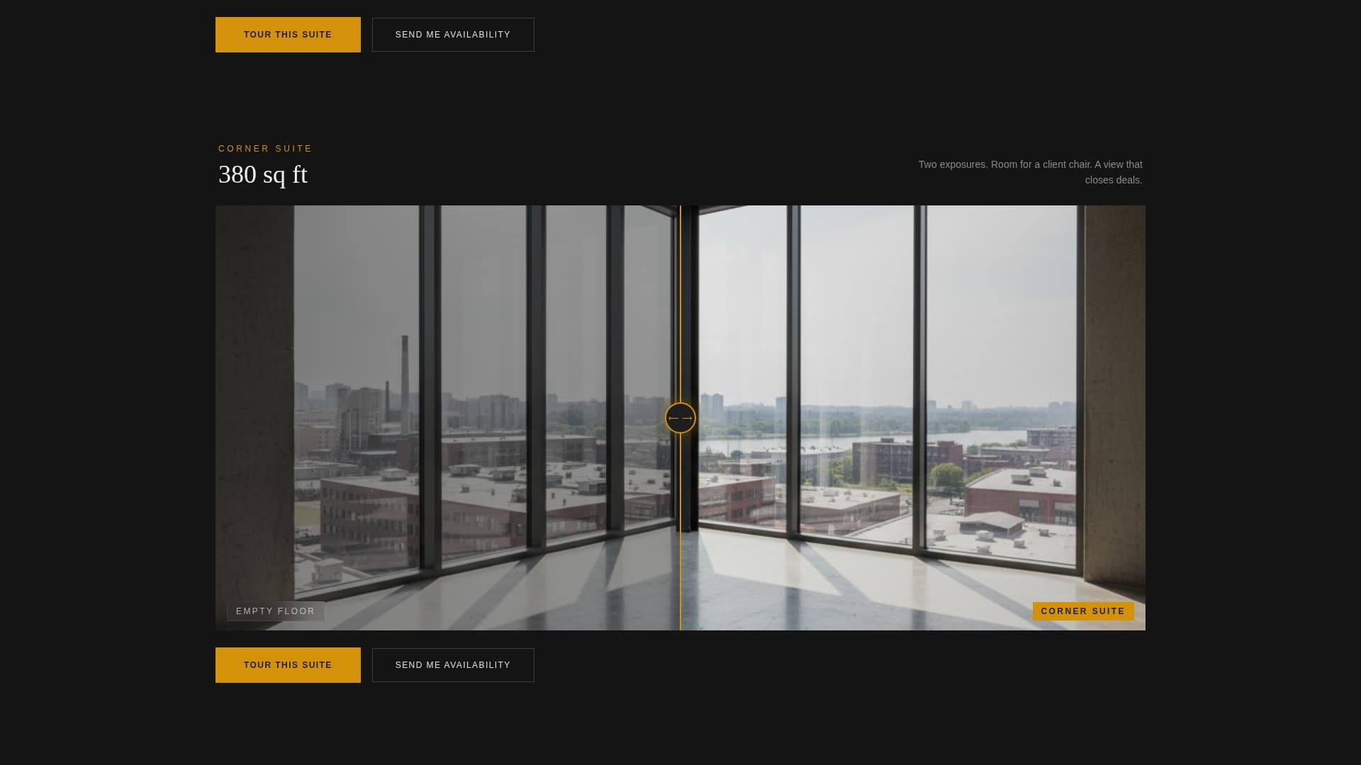 Suite - Luxe Private Office Landing Page Template