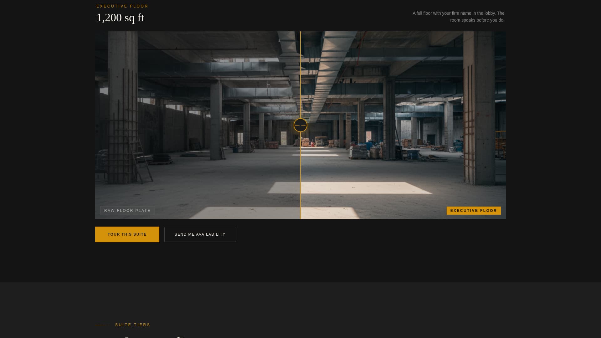 Suite - Luxe Private Office Landing Page Template
