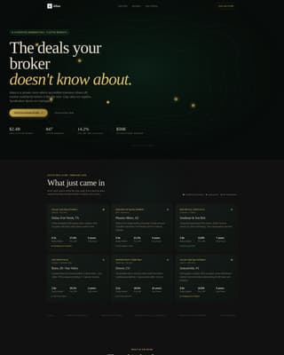 Atlas - Exclusive Investment Landing Page Template