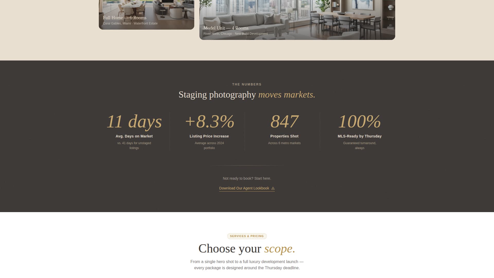 Staged - Scrollstopping Property Landing Page Template