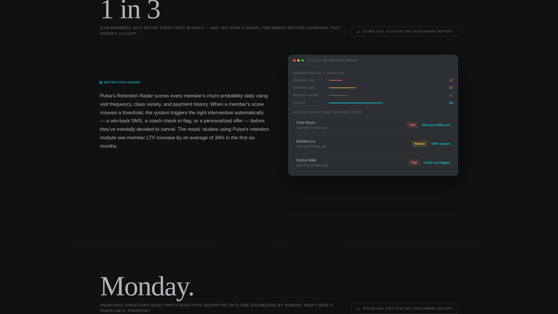 Pulse - Dynamic Fitness ERP Landing Page Template