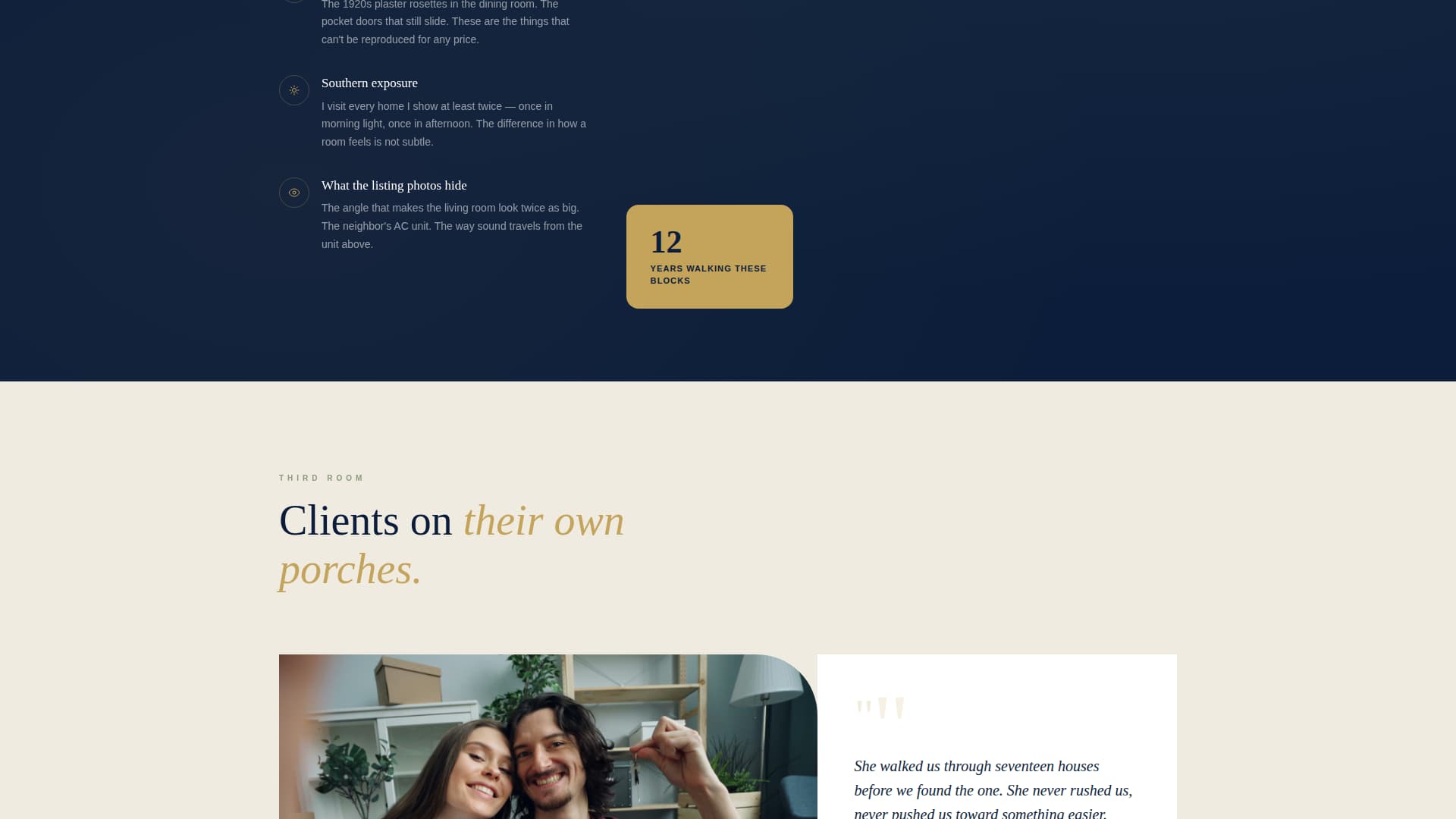 Hearth - Trusted Residential Landing Page Template