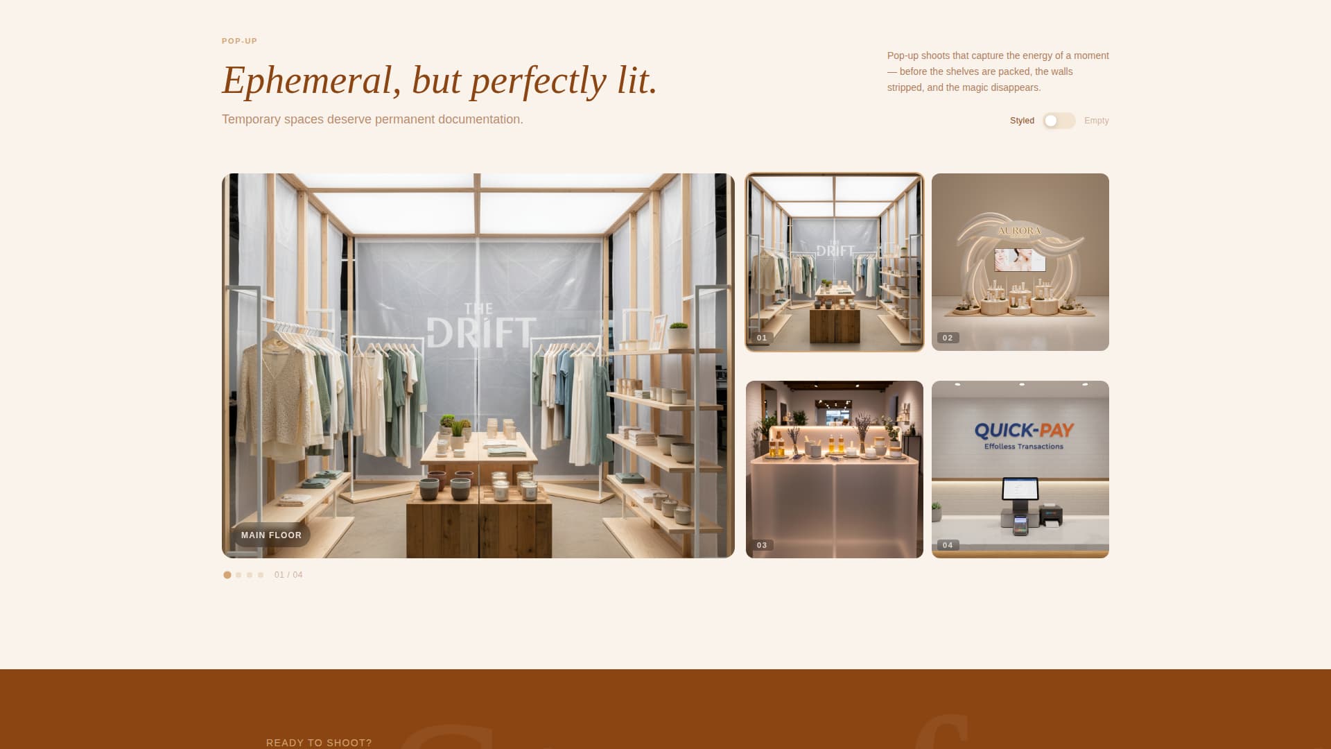 Storefront - Stunning Retail Landing Page Template