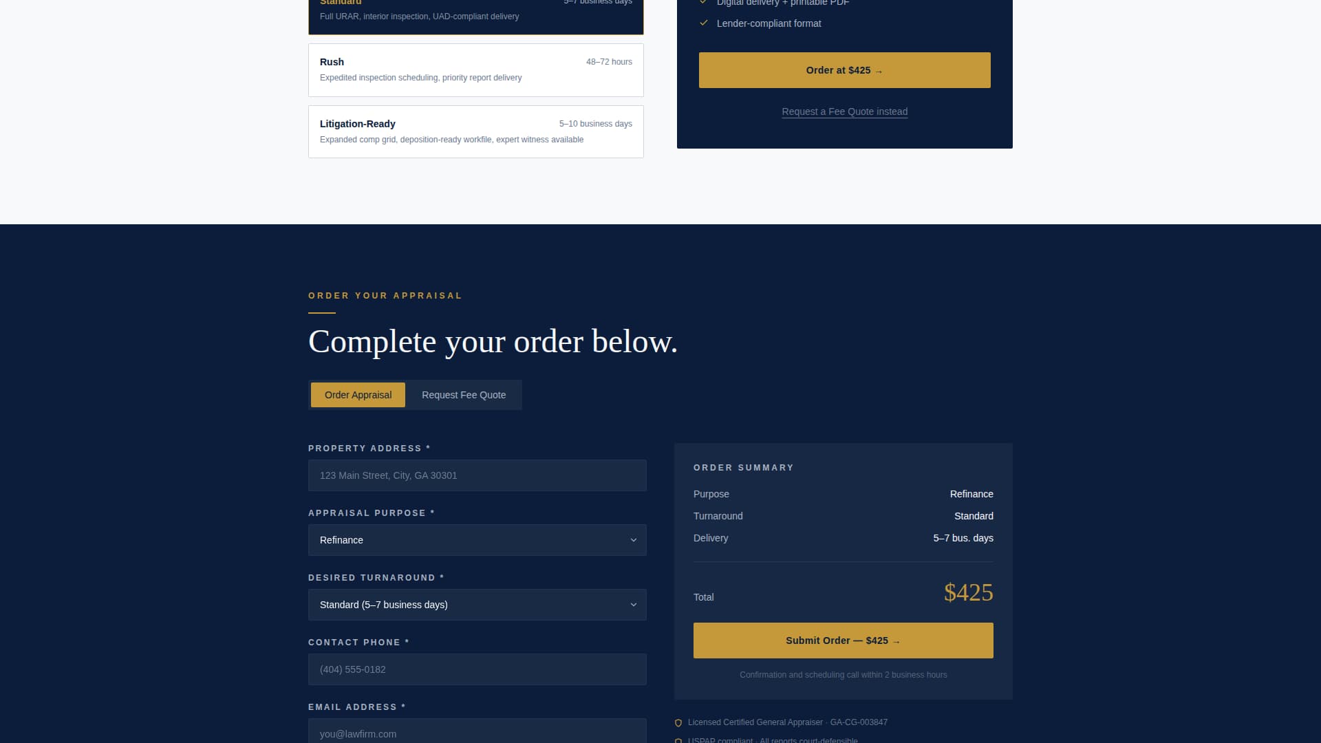 Specialist Single Family Home Real Estate Portfolio & Case Study Website Template