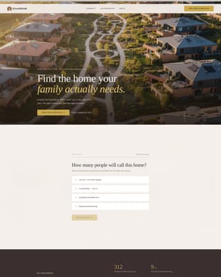 Groundbreak - Immersive Homebuilder Landing Page Template