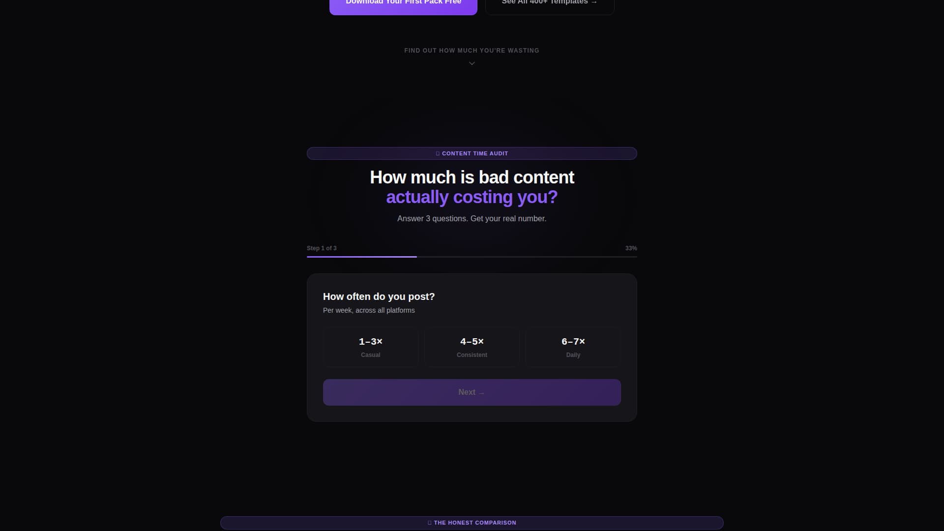 Grind - High-Impact Fitness Landing Page Template