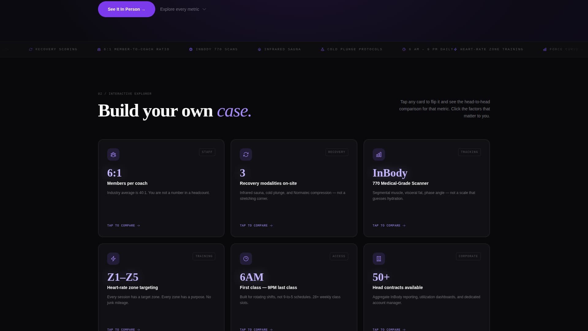 Fitness Studio Booking Website Template