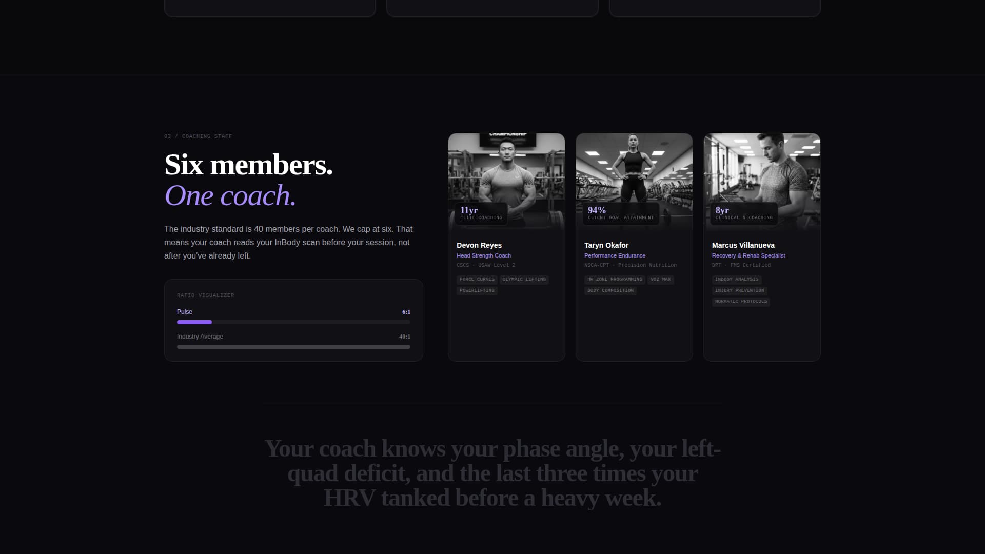 Fitness Studio Booking Website Template