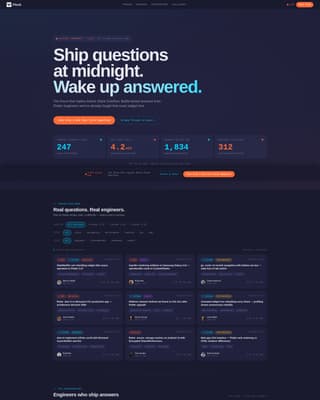 Flock - Dynamic Flutter Landing Page Template