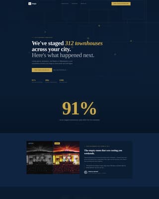 Finalize — Expert Townhouse Staging Landing Page Template