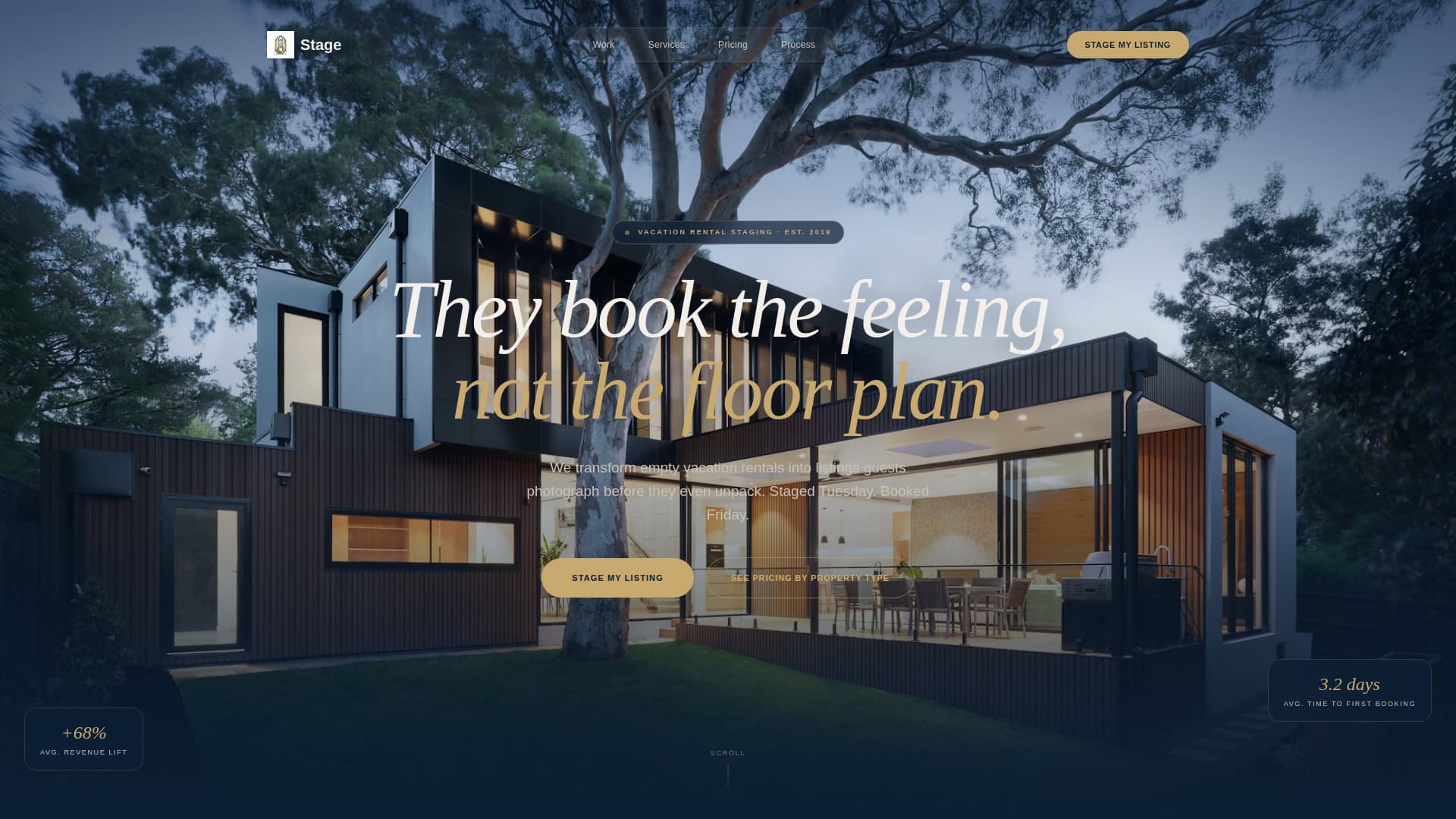 Transform — Expert Home Staging Landing Page Template
