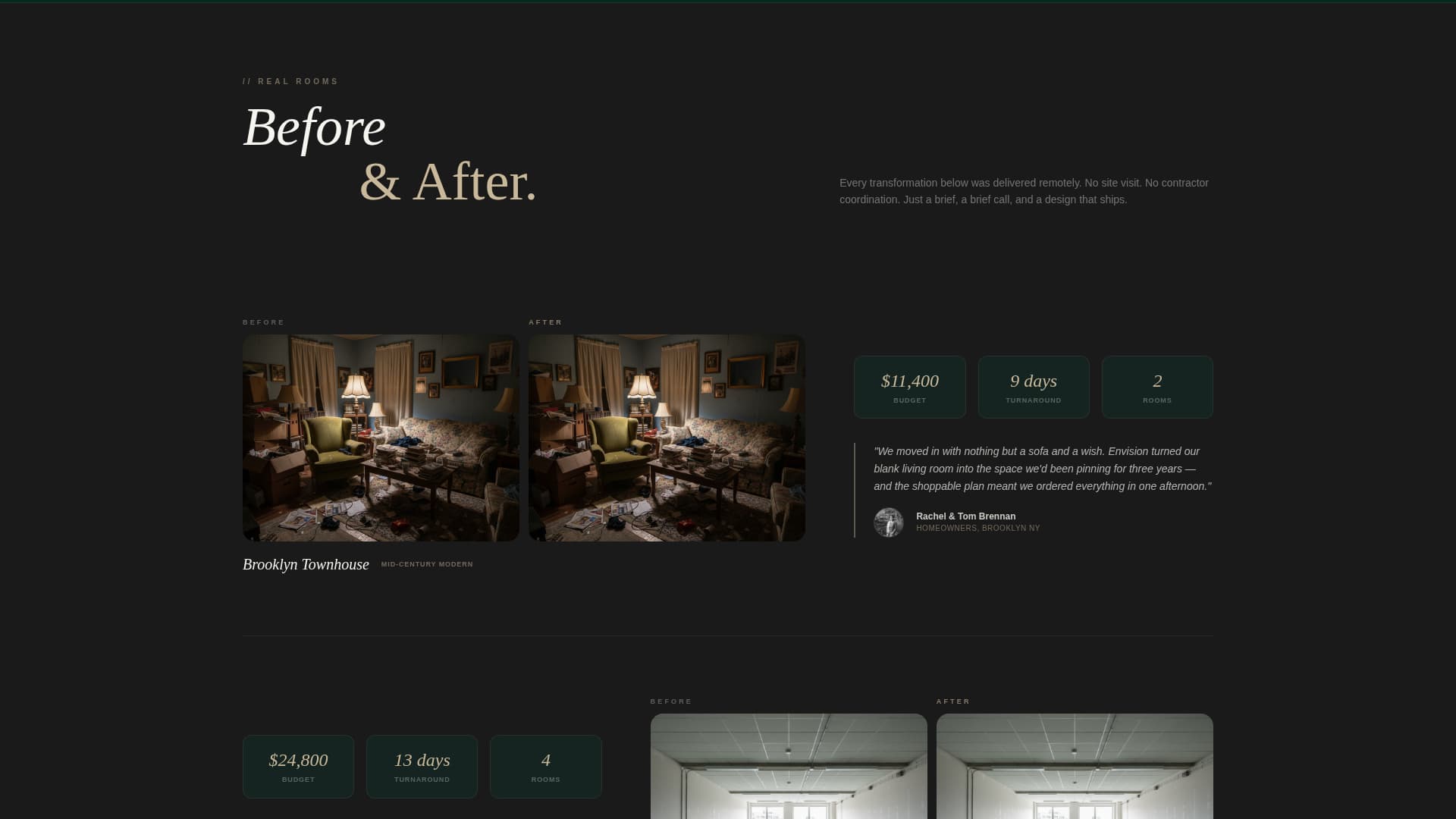 Envision - Sophisticated Studio Landing Page Template