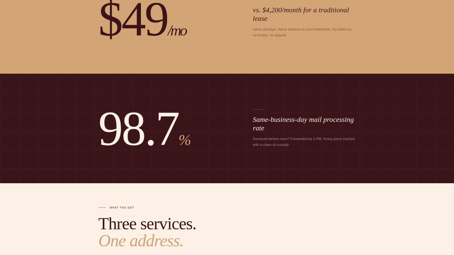 Nexus — Elite Virtual Office Landing Page Template