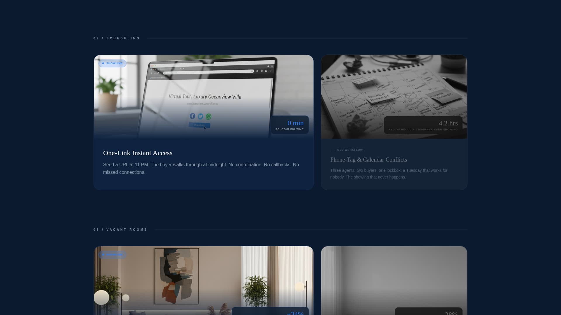 Showline - Immersive Proptech Landing Page Template