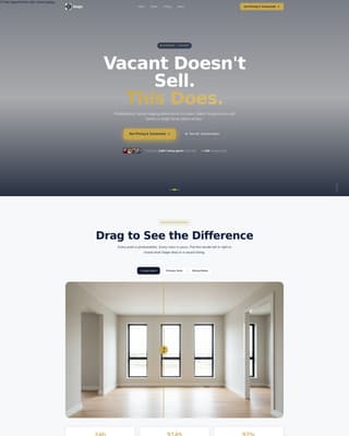 Home Staging & Decor Pricing & Packages Website Template