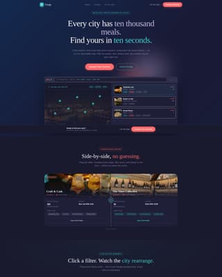 Forage - Discoverable Fooddirectory Landing Page Template