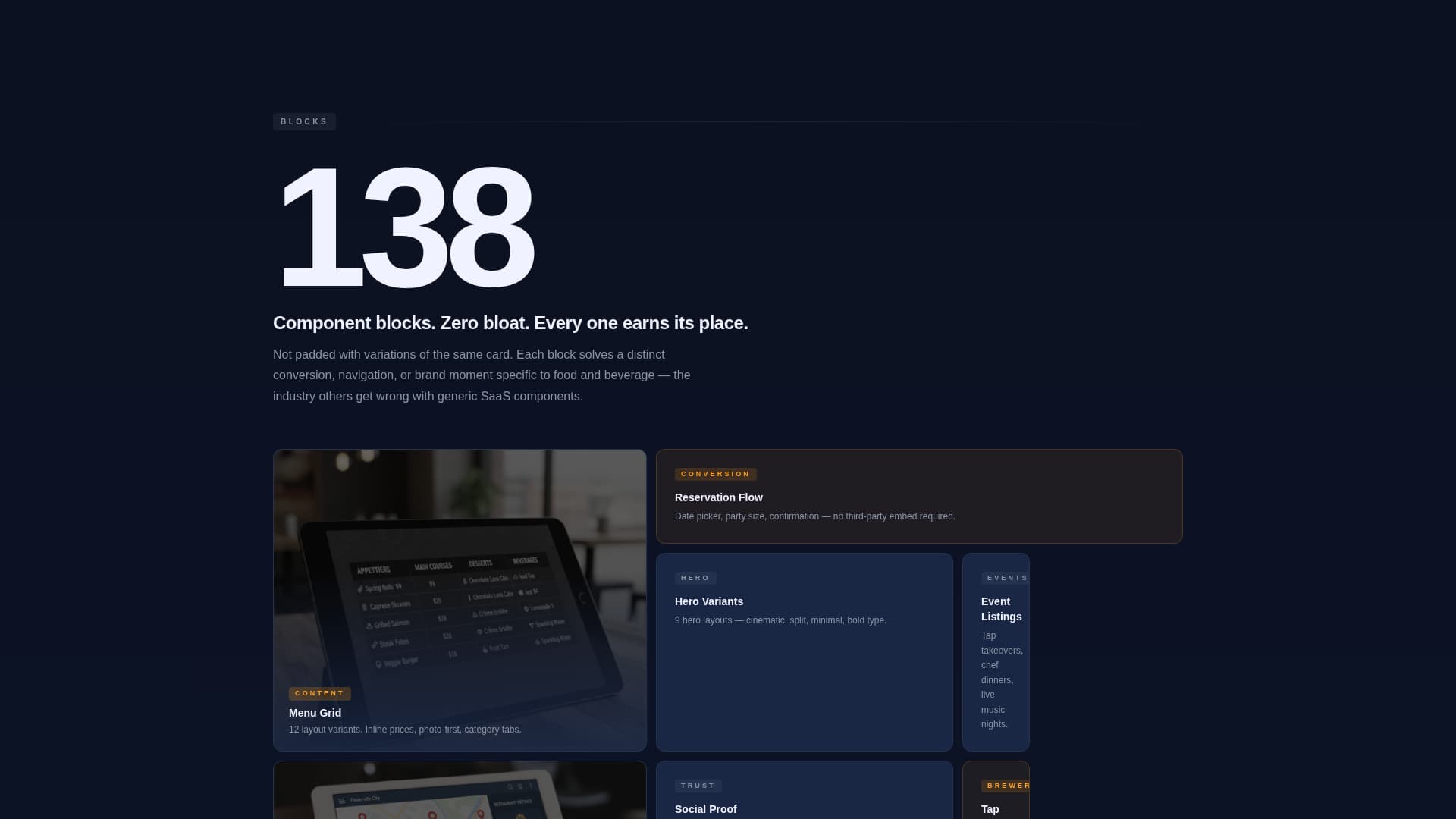Serve - Bold Food & Beverage Landing Page Template