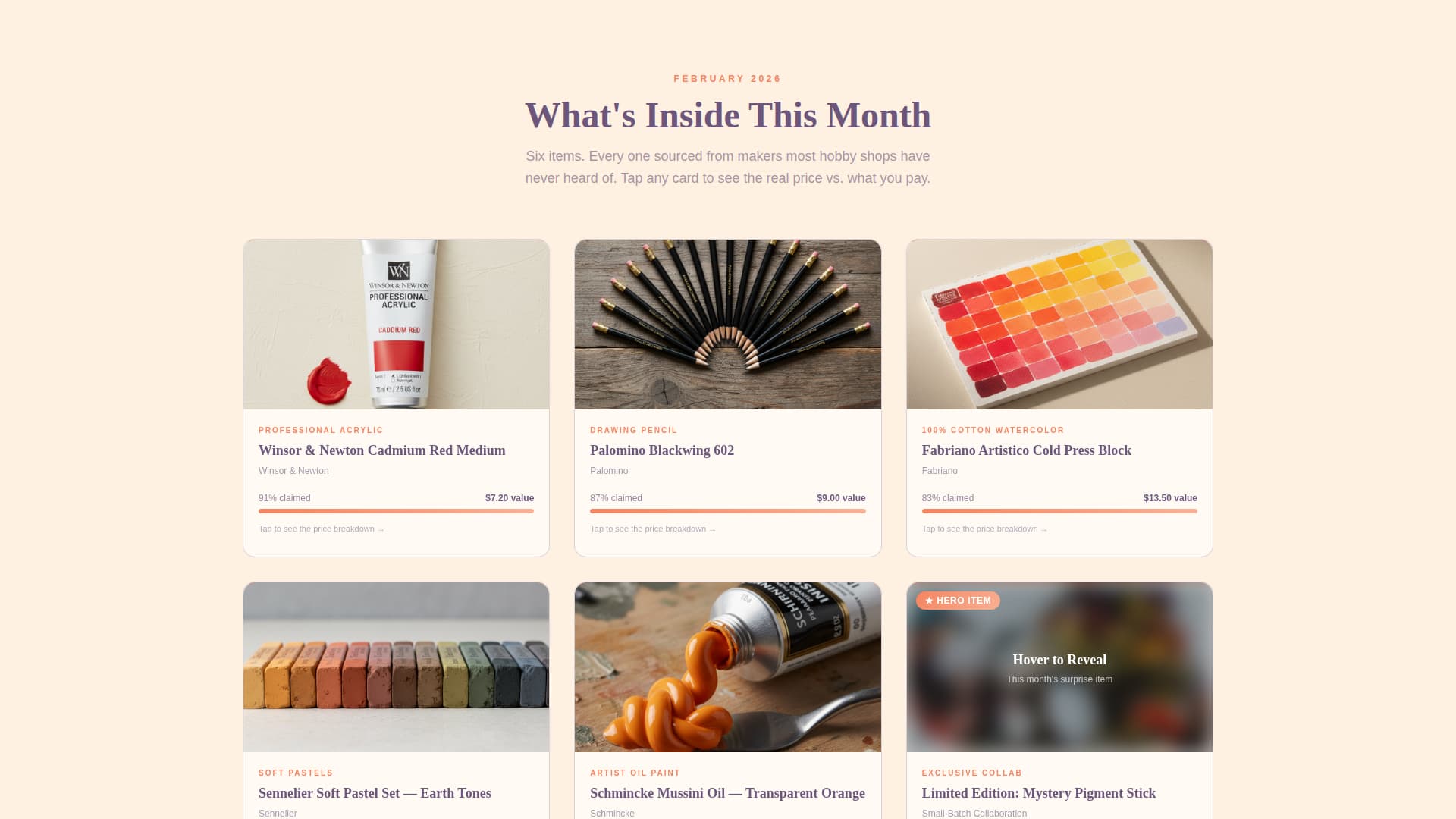 Pigment - Vibrant Artsupply Landing Page Template