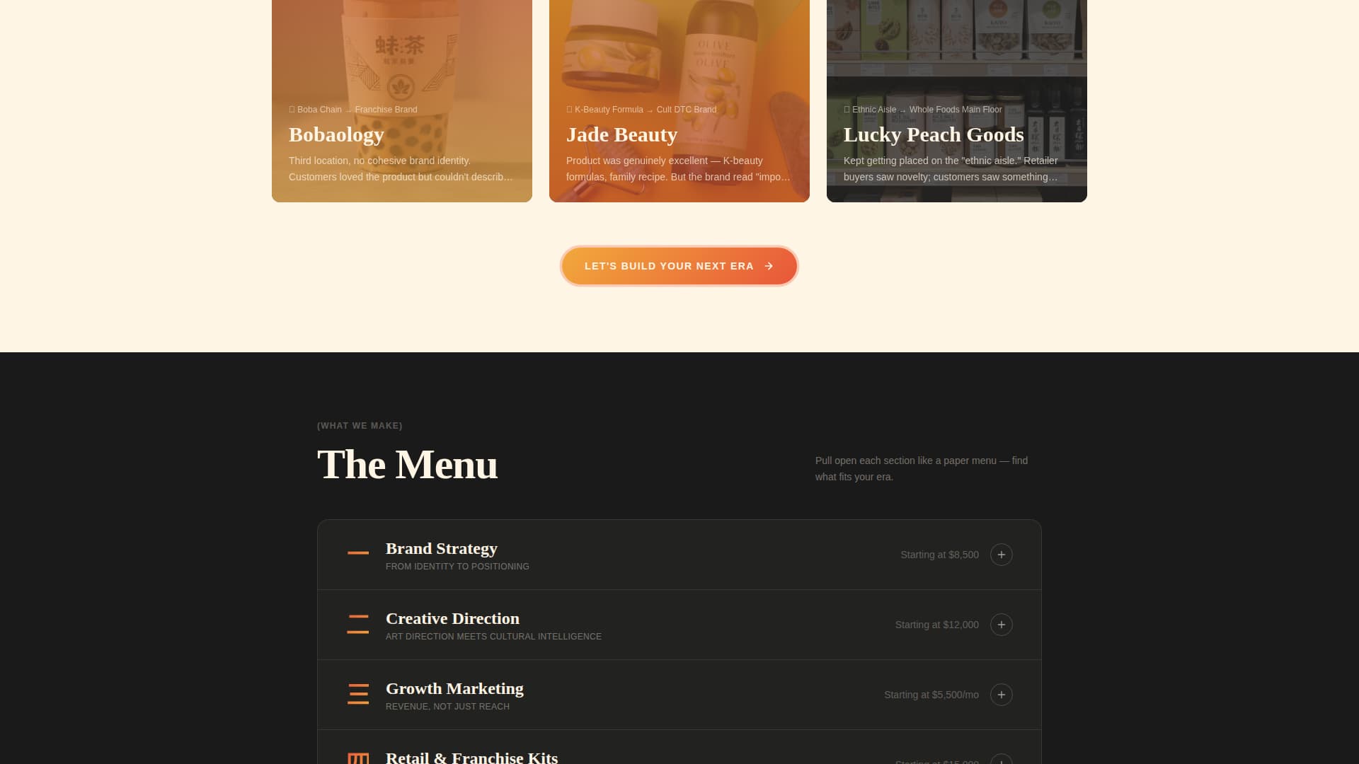 Asianowned - Modern Art Landing Page Template