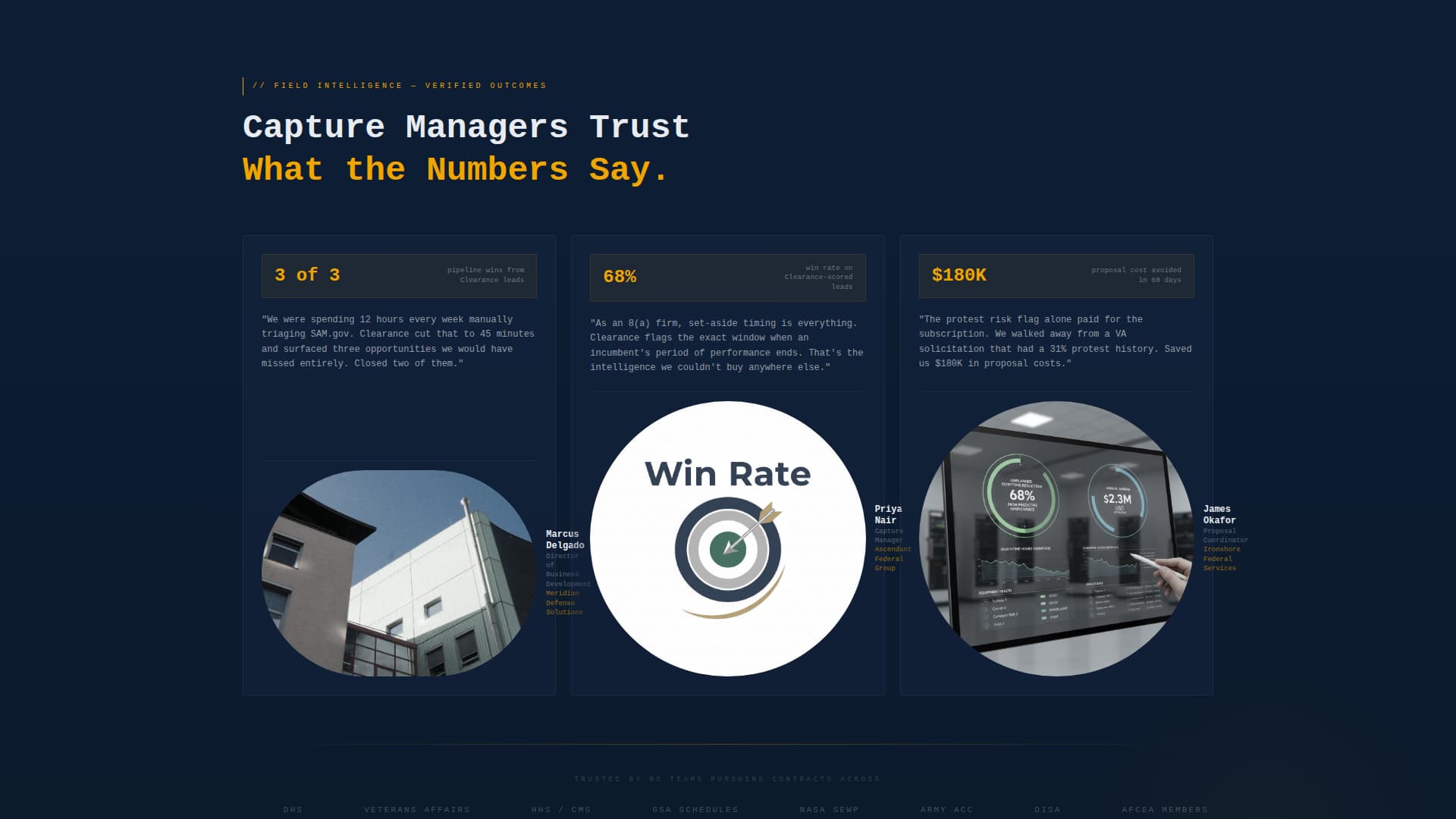 Clearance - Intelligent Government Landing Page Template