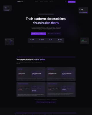 Resolve — Instant Claims Hub Landing Page Template