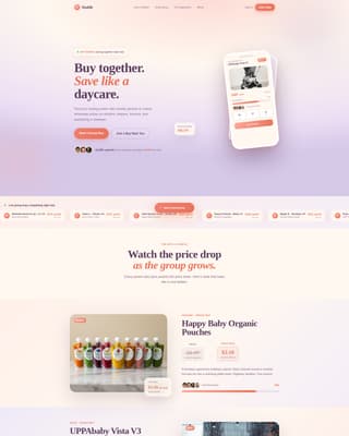 Specialist Baby & Kids E-Commerce Professional Website Template
