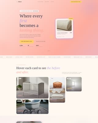 Baby & Kids E-Commerce Pre-Launch & Coming Soon Website Template