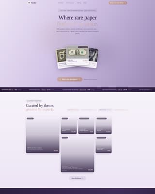 Specialist Coin & Numismatics Professional Website Template