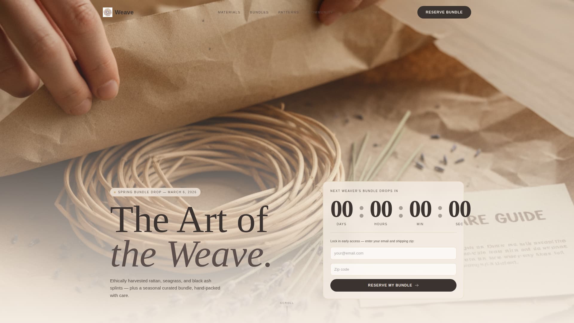 Advanced Hobby & Passion Supplies Pre-Launch & Coming Soon Website Template