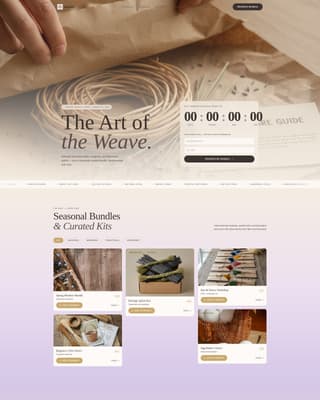 Advanced Hobby & Passion Supplies Pre-Launch & Coming Soon Website Template