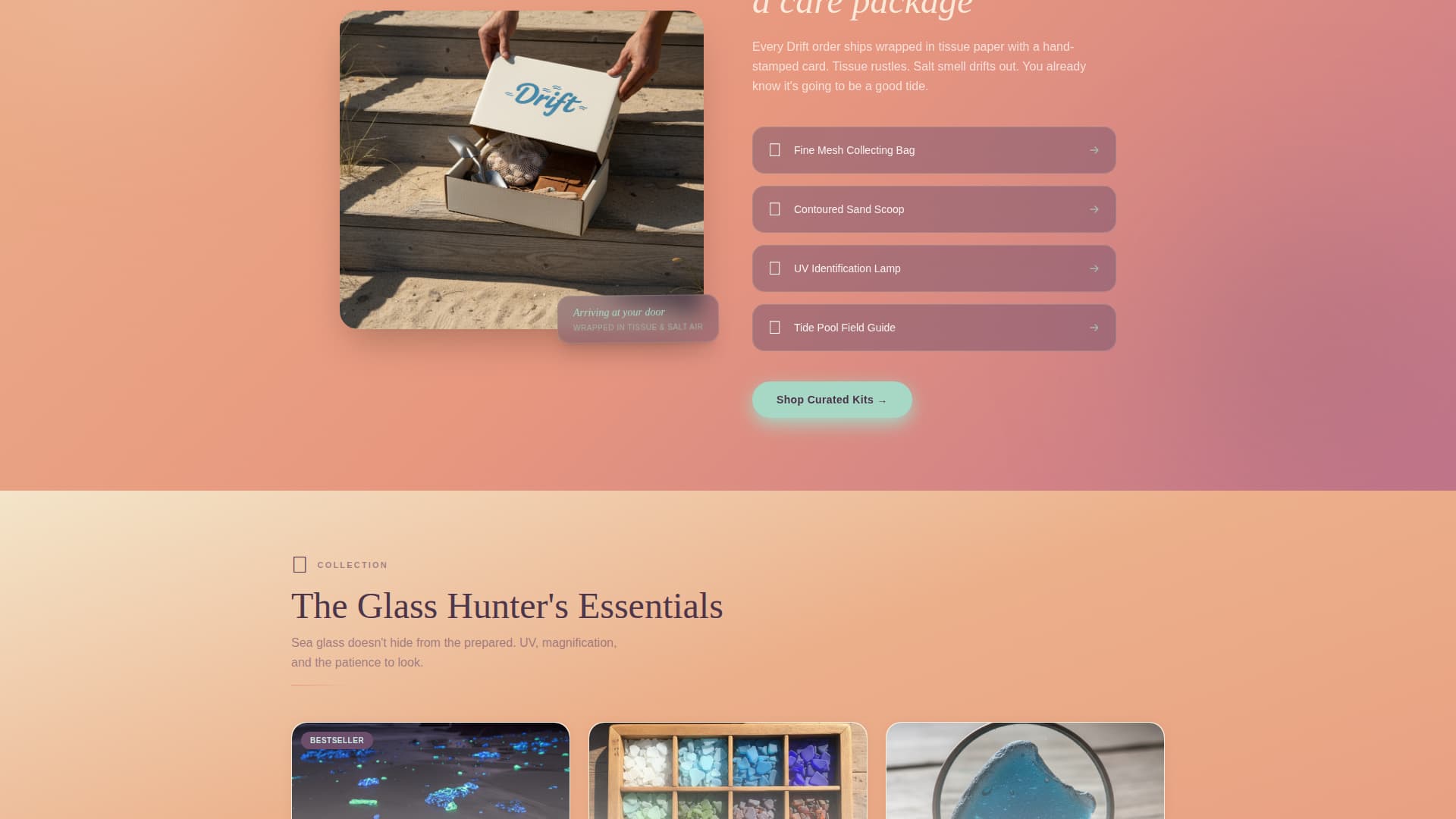 Hobby & Passion Supplies Professional Website Template