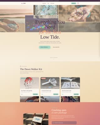 Hobby & Passion Supplies Professional Website Template