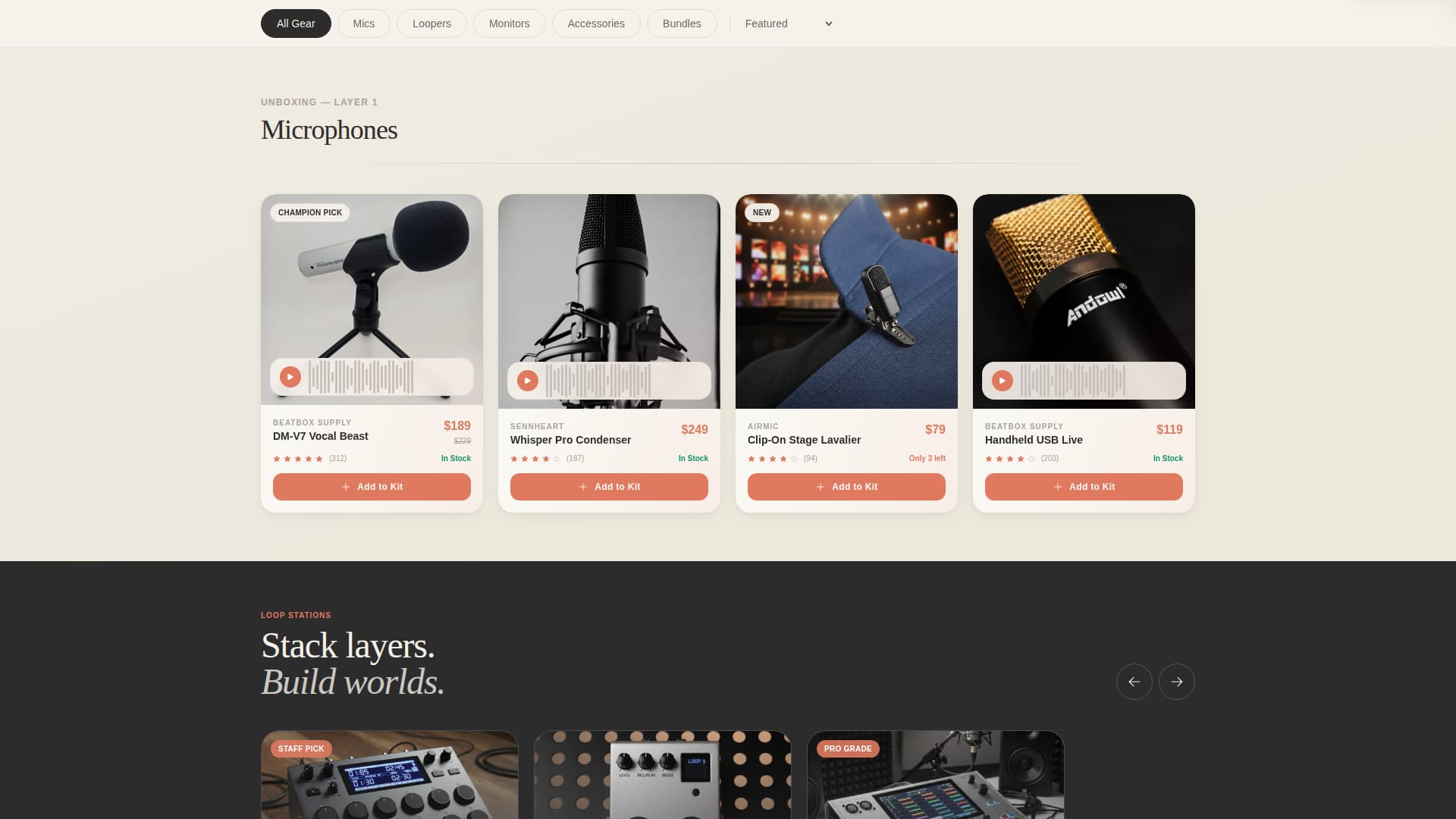 Local Hobby & Passion Supplies Professional Website Template