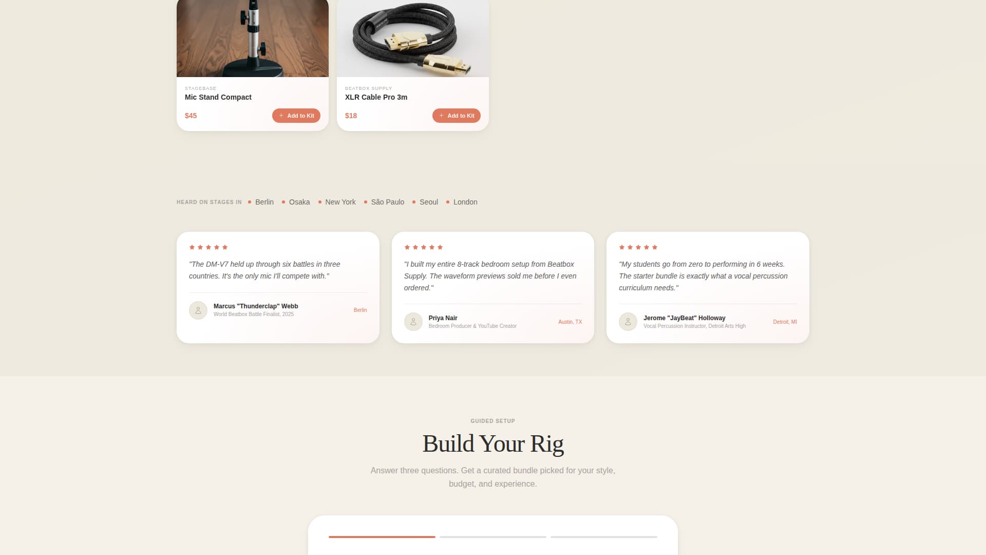 Local Hobby & Passion Supplies Professional Website Template