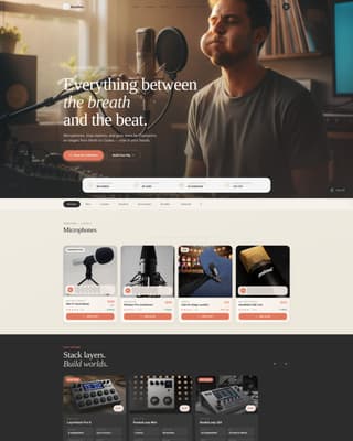 Local Hobby & Passion Supplies Professional Website Template