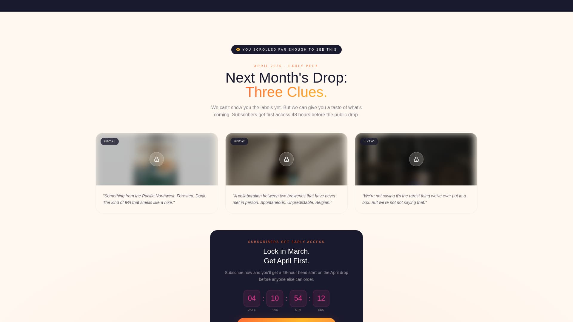 Advanced Subscription Box Services Pre-Launch & Coming Soon Website Template